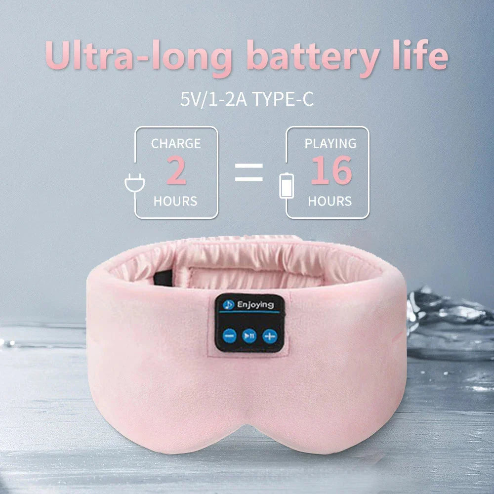 Bluetooth Sleep Mask with Wireless Headphones